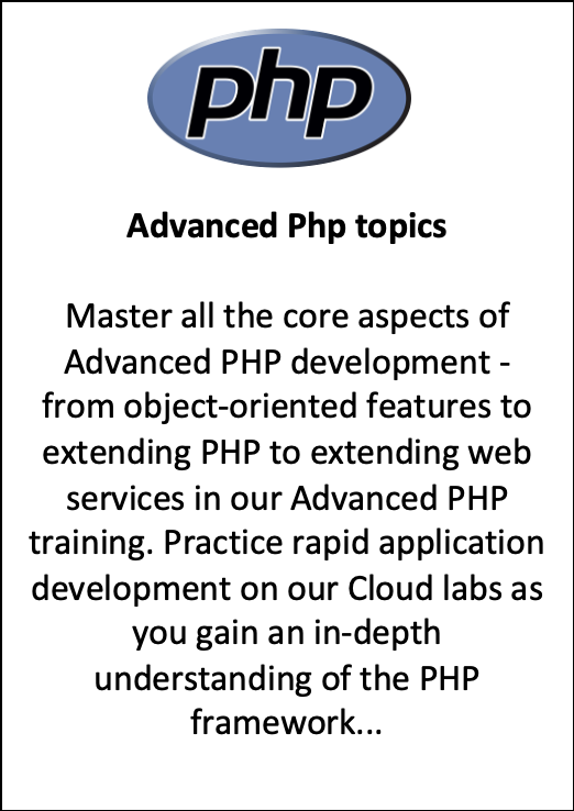 Advanced Php topics